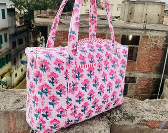 Vintage grote gewatteerde katoenen schoudertas Unieke geschenken Dameswerktas Hobo Weekendtassen, Babyluiertas, Tote Handtas Cadeau voor vrouwen