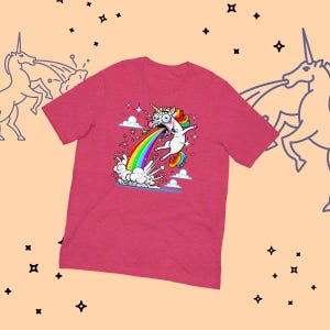 Too Magical to Handle Tee – Unicorn Graphic T-Shirt, Magiccore Fantasy Gift