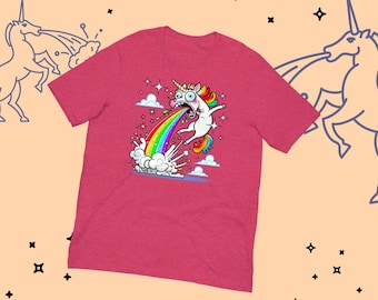 Too Magical to Handle Unicorn Shirt – Whimsical Rainbow Fantasy Graphic Tee