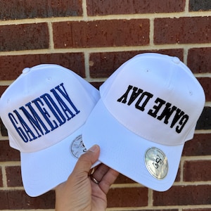 Game day cap, Truckers hat, White cap