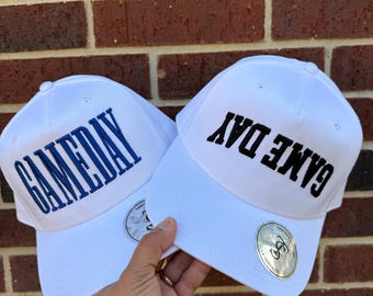 Game day cap, Truckers hat, White cap