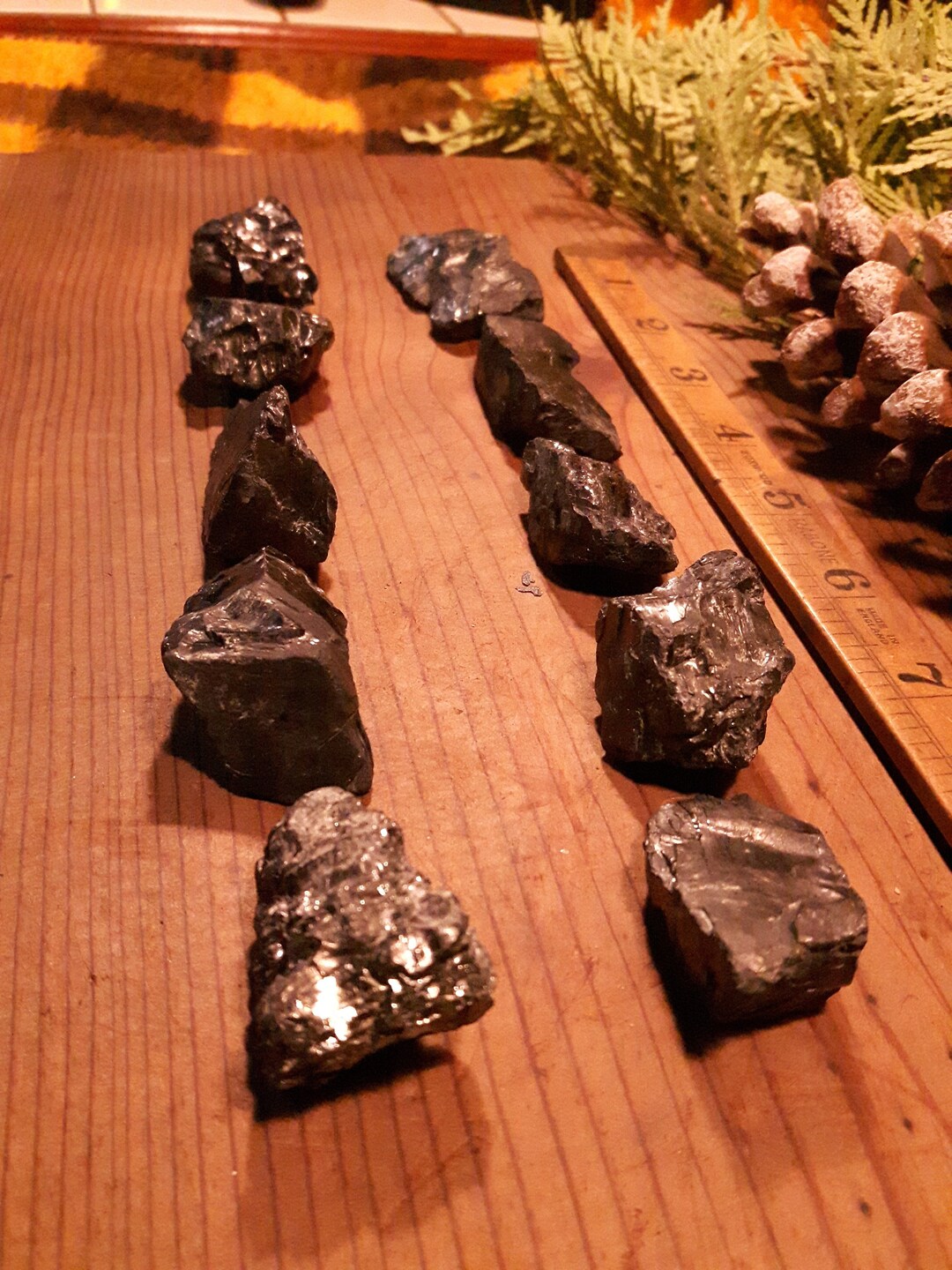 Anthracite Coal Crystals Lumps. 10 Stones Etsy