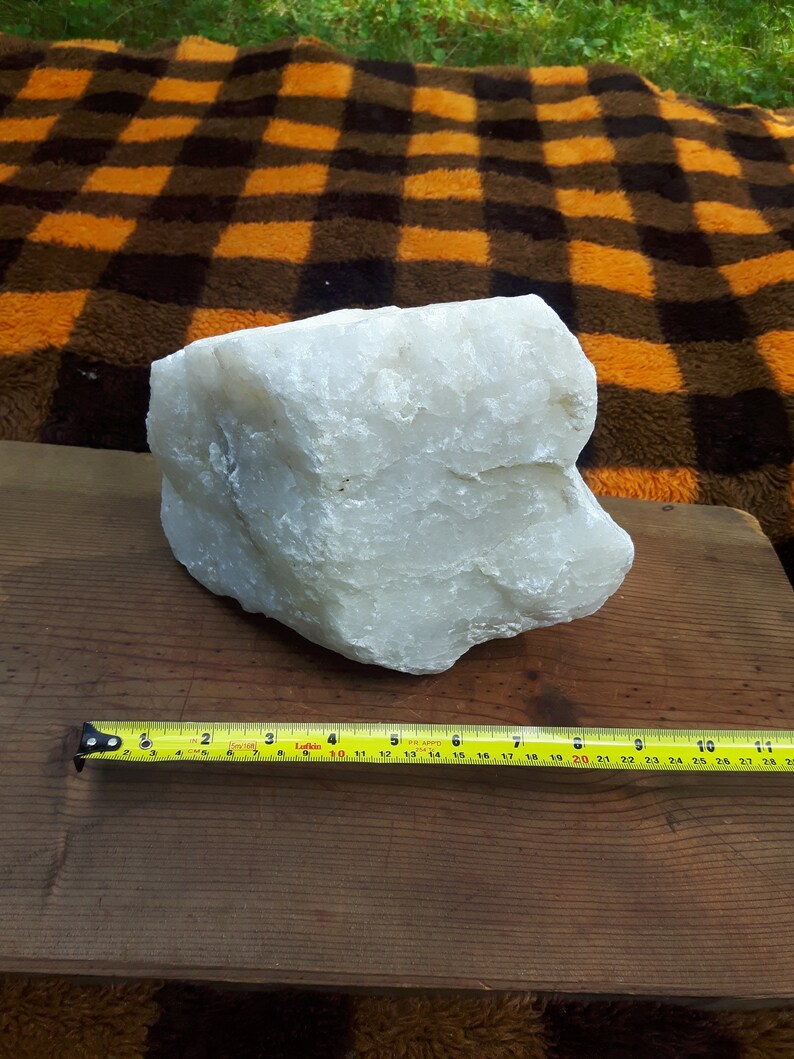 Giant Milky Quartz .massive Natural Quartzite Gemstone. 4962 Grams of