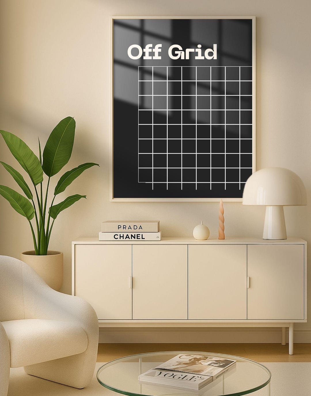 Picture Idea: Off Grid Modern Wall Art Line Art Decor Minimalist Prints
