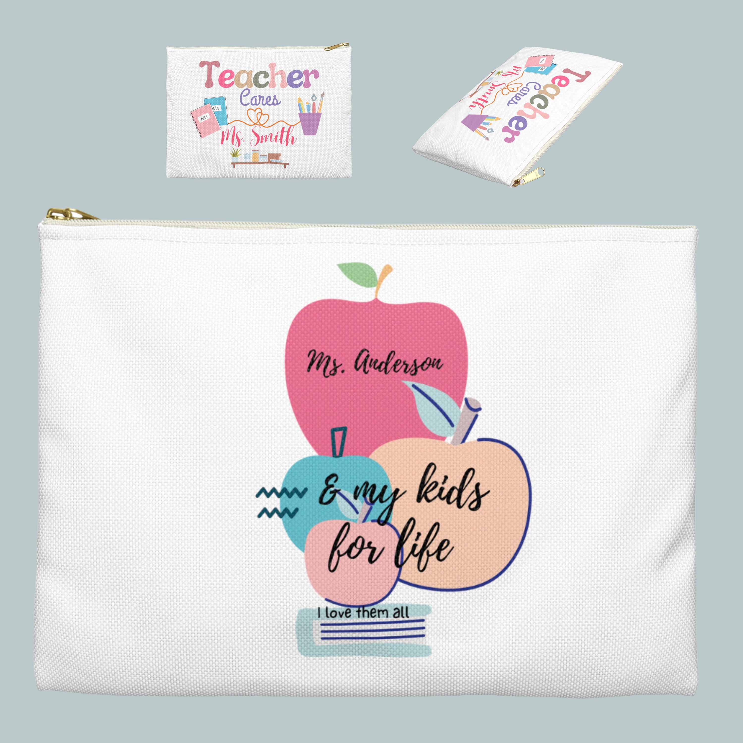 Customized Teachers Tote Bag and Pouch Best Gift This - Etsy
