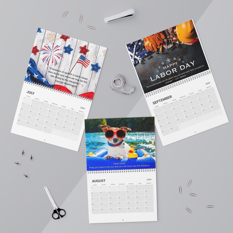 Wall Calendar 2024, Planner 2024, Christmas Gift, 2024 Calendar
