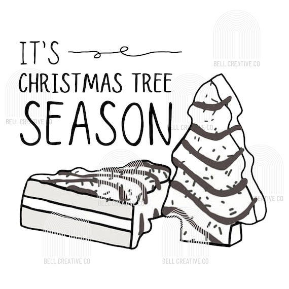 Little Debbie PNG // Christmas Tree Cake PNG // Little Debbie Etsy