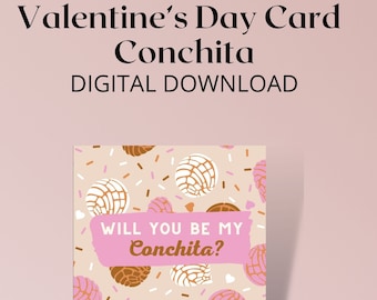 Valentines Day Card | Conchita | Digital Download