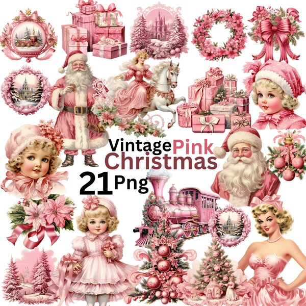 Pink Christmas clipart, Pink Christmas Little Girl Clipart, Christmas little boy clipart, Christmas women clipart, fashion girl clipart png