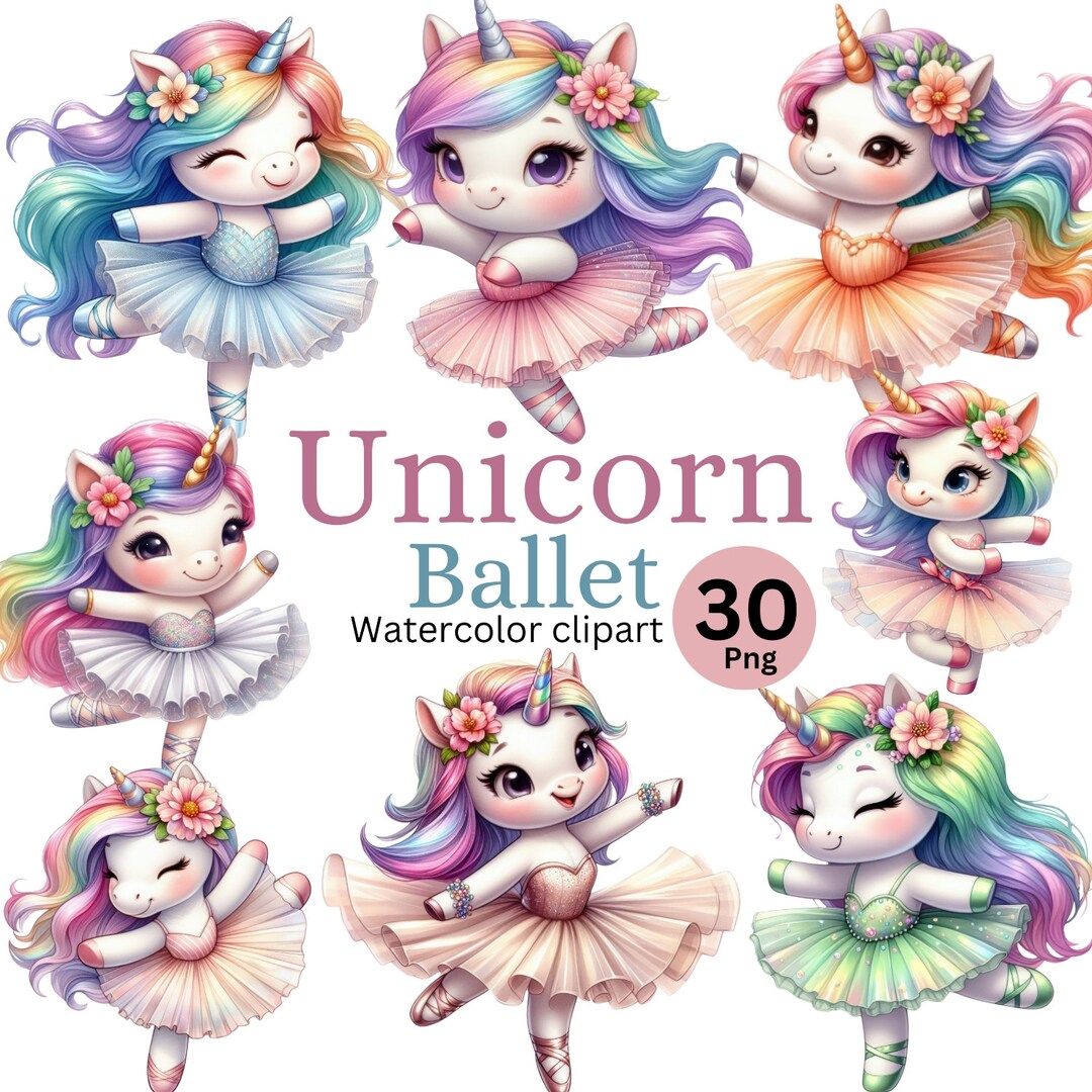 Pink Ballerina Clipart, Swan Lake Clipart, Watercolor Ballerina Clipart ...