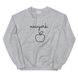 New York Sweatshirt, New York, Sweatshirt, College Sweatshirt, Vintage Sweatshirt, New York Shirt, Crewneck Sweatshirt, Nyc Sweatshirt