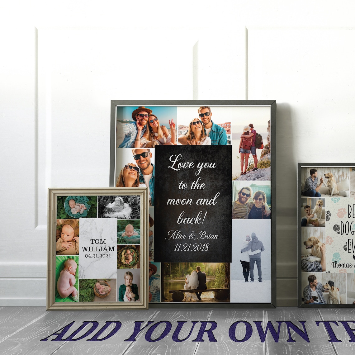 Photo Collage Gifts Personalized Picture Poster Gift for Etsy