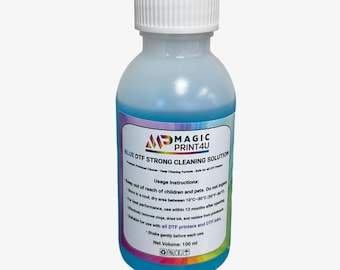 DTF Blue Strong Cleaning Solution 100ML | Printhead Cleaner for DTF Printers