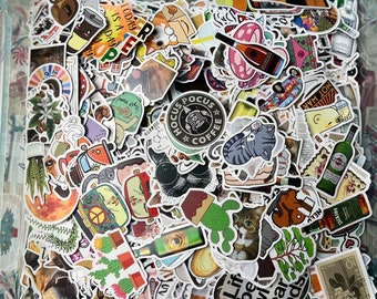 Mystery Sticker Grab Bag - 25 Random Vinyl Stickers