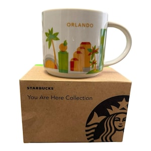 Starbucks 2013 Orlando Florida You Are Here YAH Coffee Mug Cup New in Box