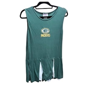 Vintage Girls Medium Brandon Green Bay Packers Cheerleader Dress