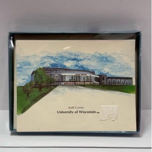 VTG University of Wisconsin Kohl Center Note Card Set – Boxed - Badgers - NOS