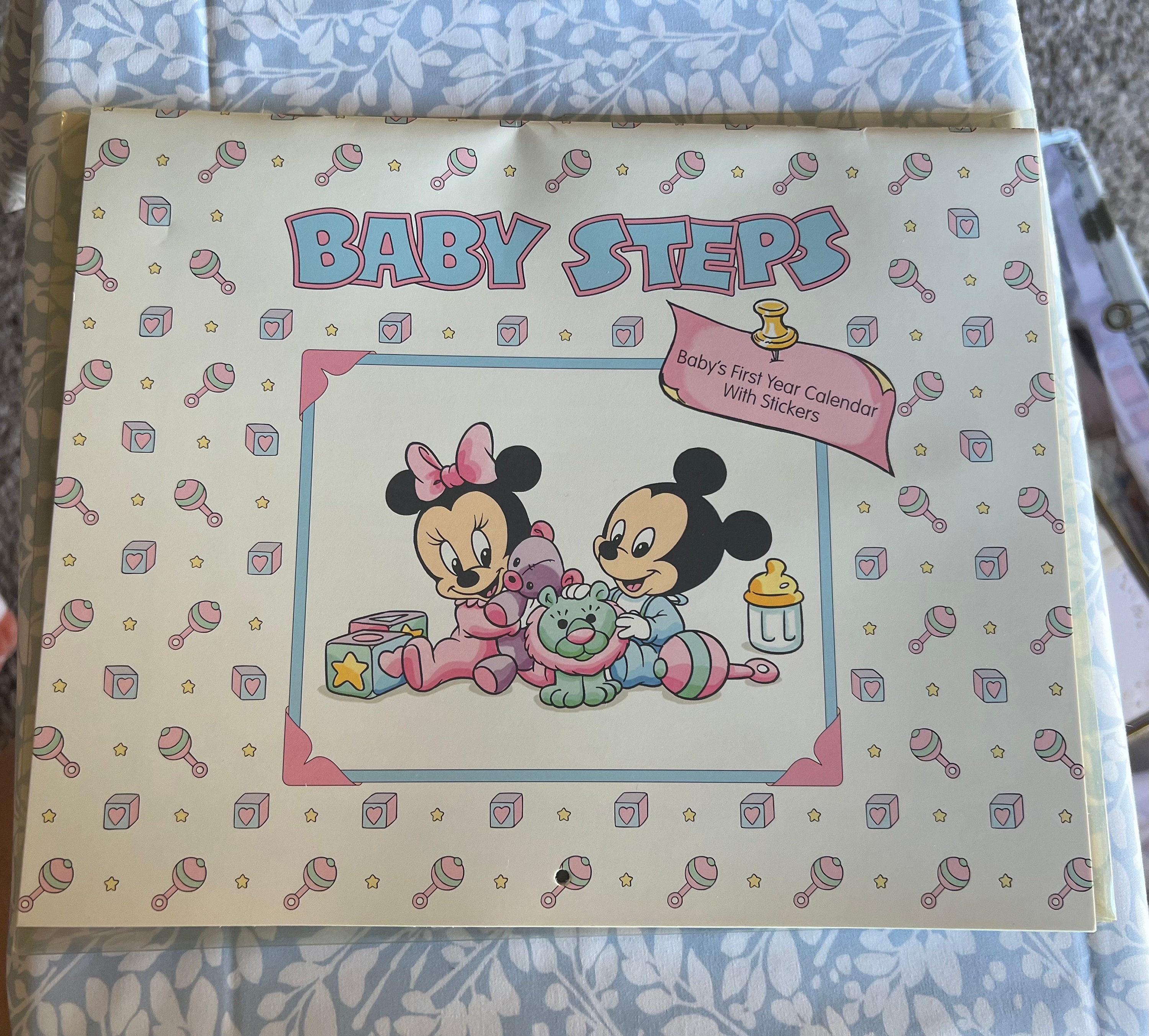 Vintage Mickey Mouse Babies First Year Calendar - Etsy