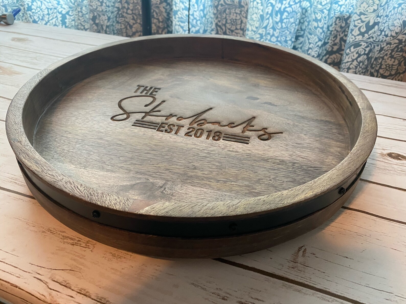 Custom Engraved Lazy Susan great gift for Mother's day Etsy