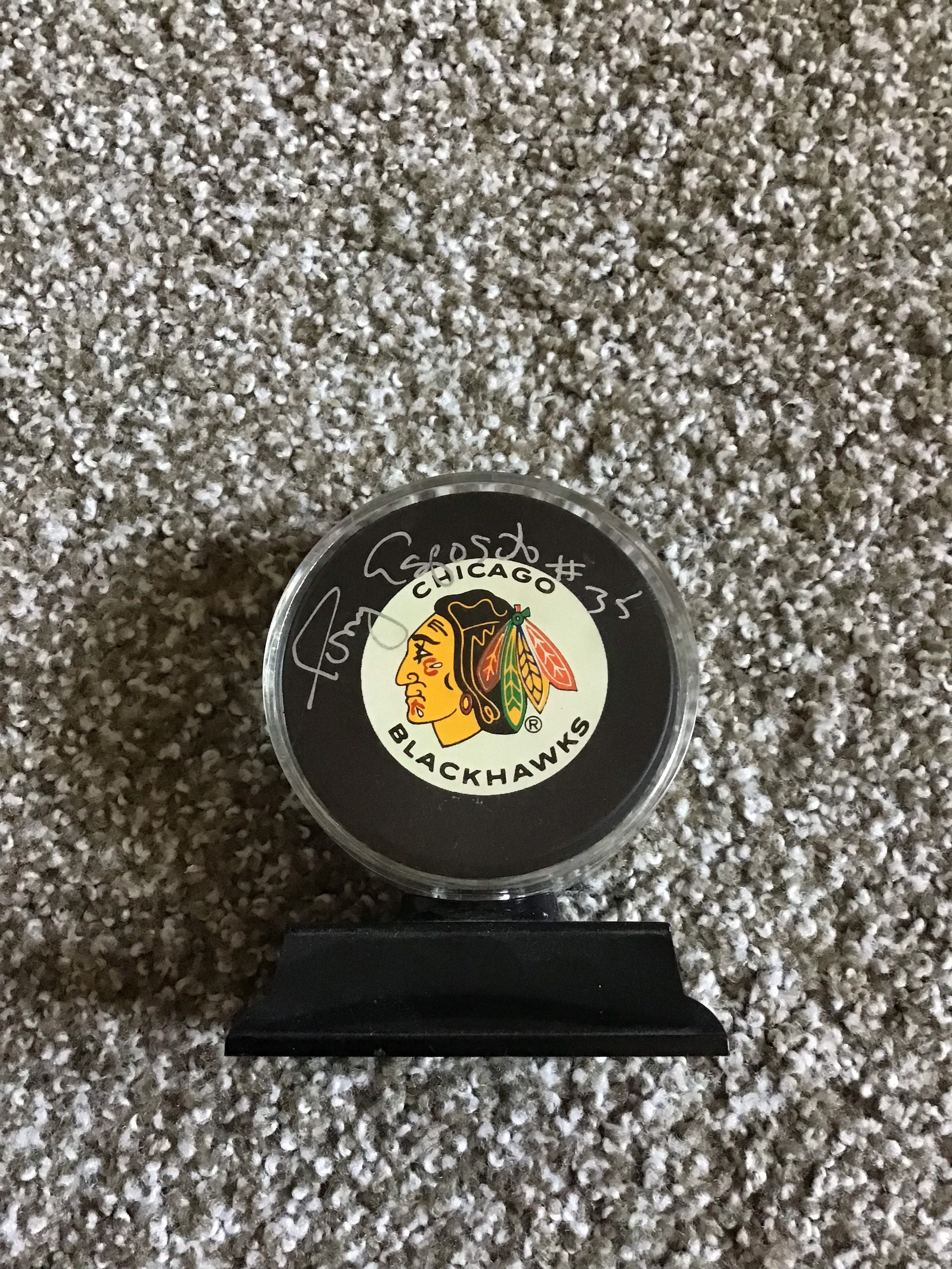 Tony Esposito Chicago Blackhawks Adidas Authentic Home NHL Vintage
