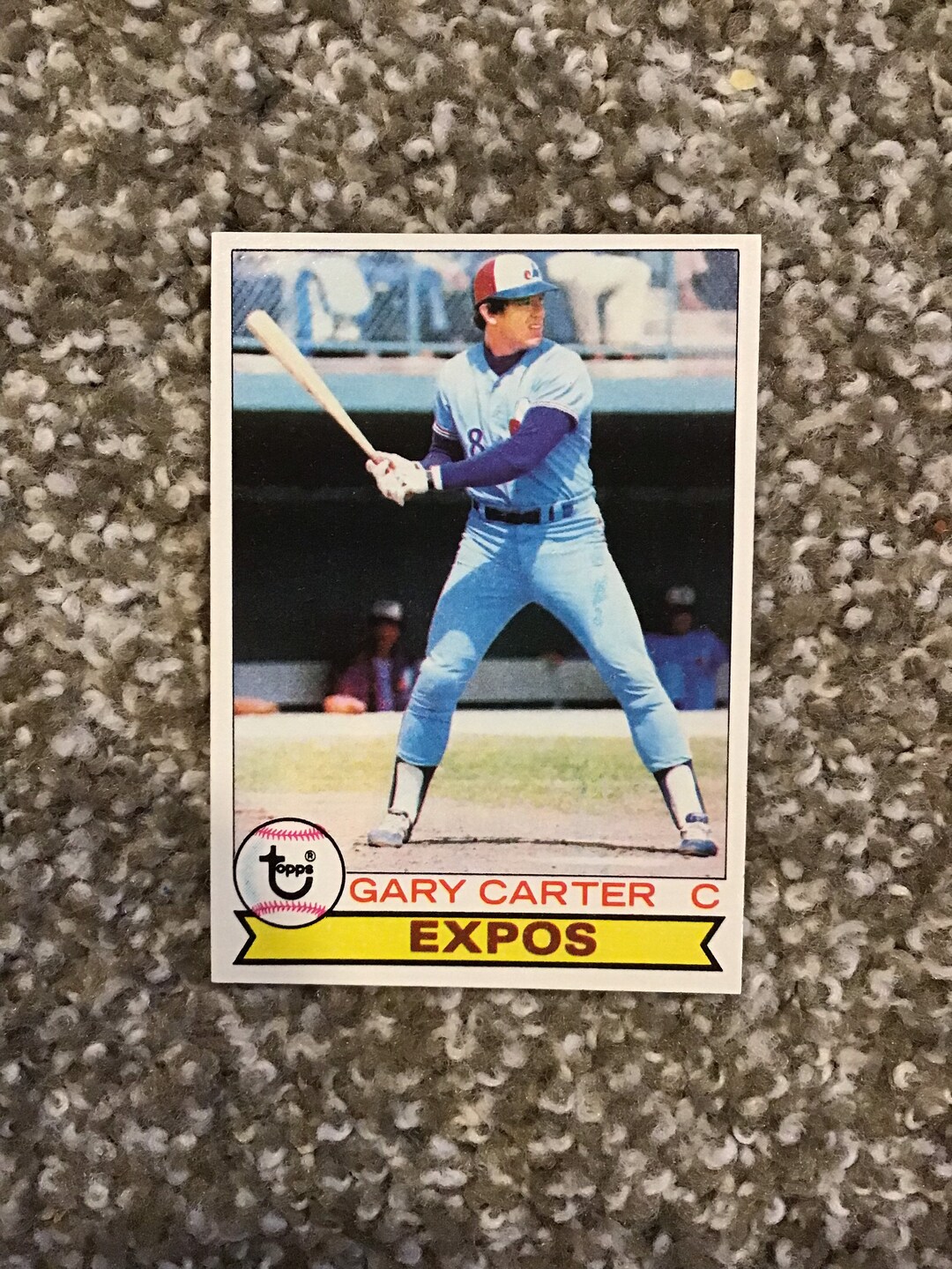 Montreal Expos Gary Carter 1979 Topps Vintage Baseball Card 520 NM