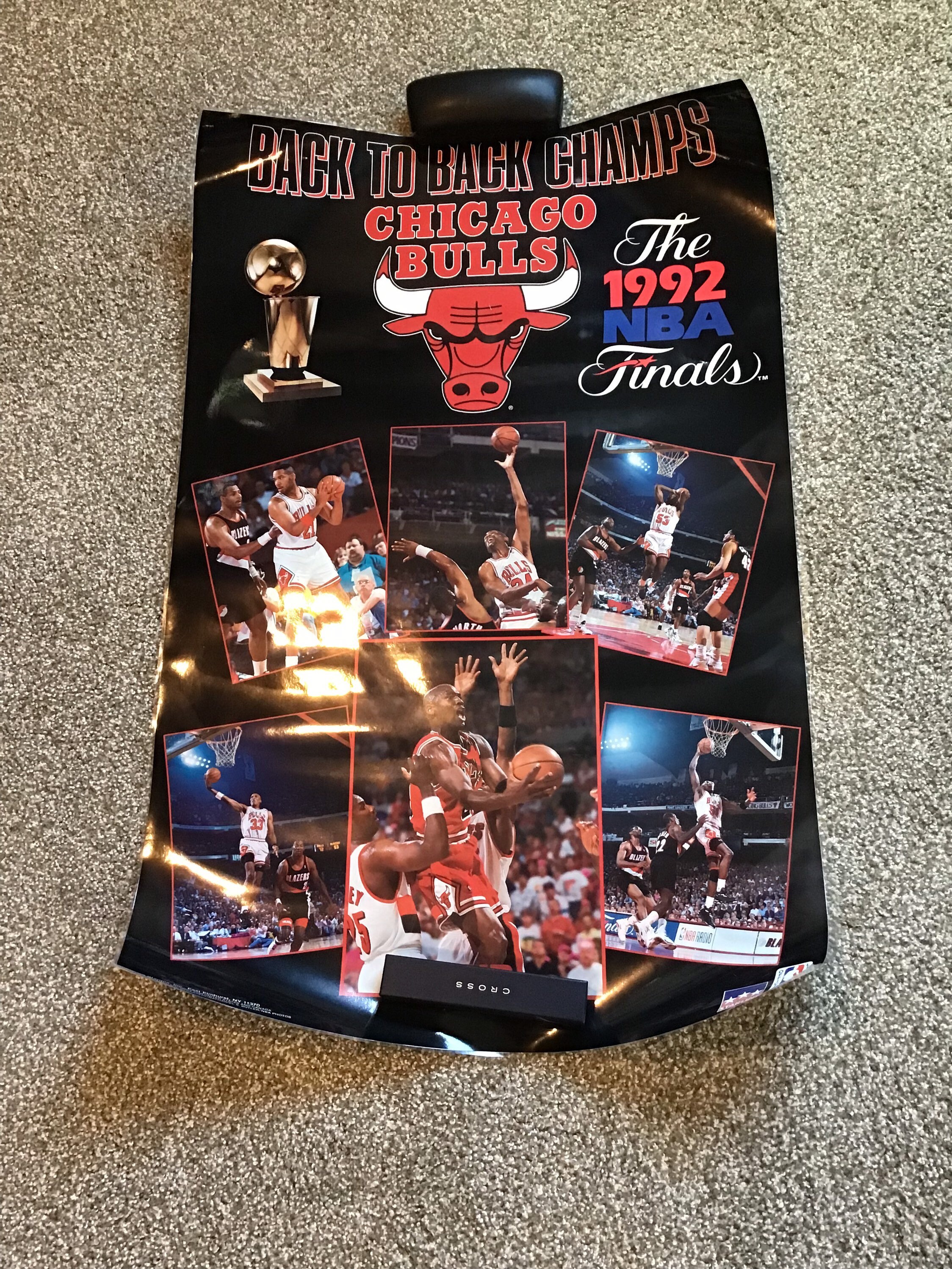 1992 Chicago Bulls Back to Back World Champs United Center