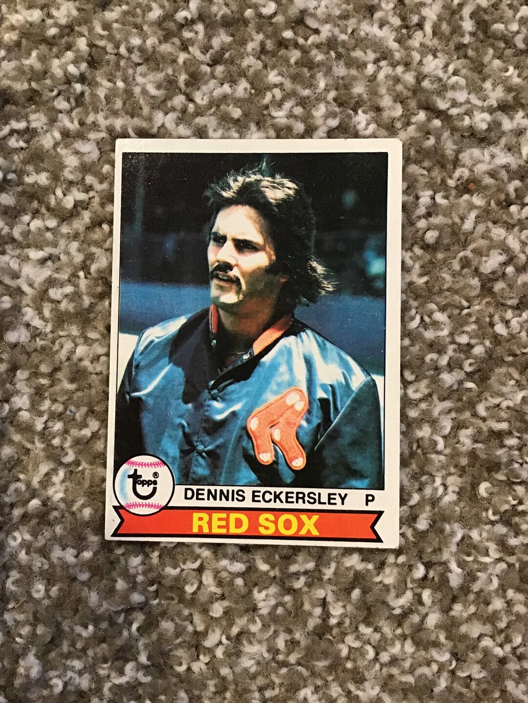 Boston Red Sox Dennis Eckersley 1979 Topps Vintage Baseball Etsy