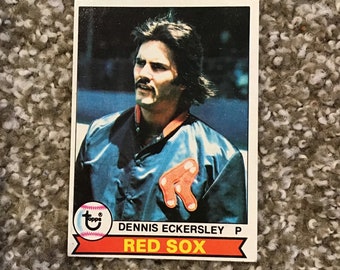 Boston Red Sox Dennis Eckersley 1979 Topps Vintage Baseball Card #40 Ex+ To Mt AWESOME