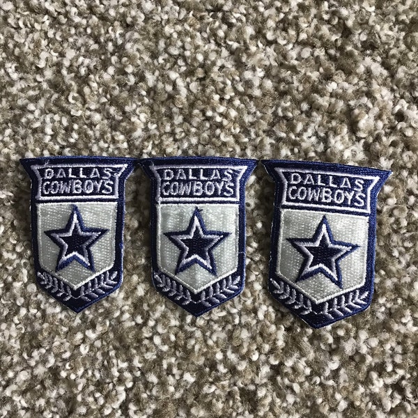 3 Dallas Cowboys Vintage Old School Logo Patches Brand New Rare Awesome Item