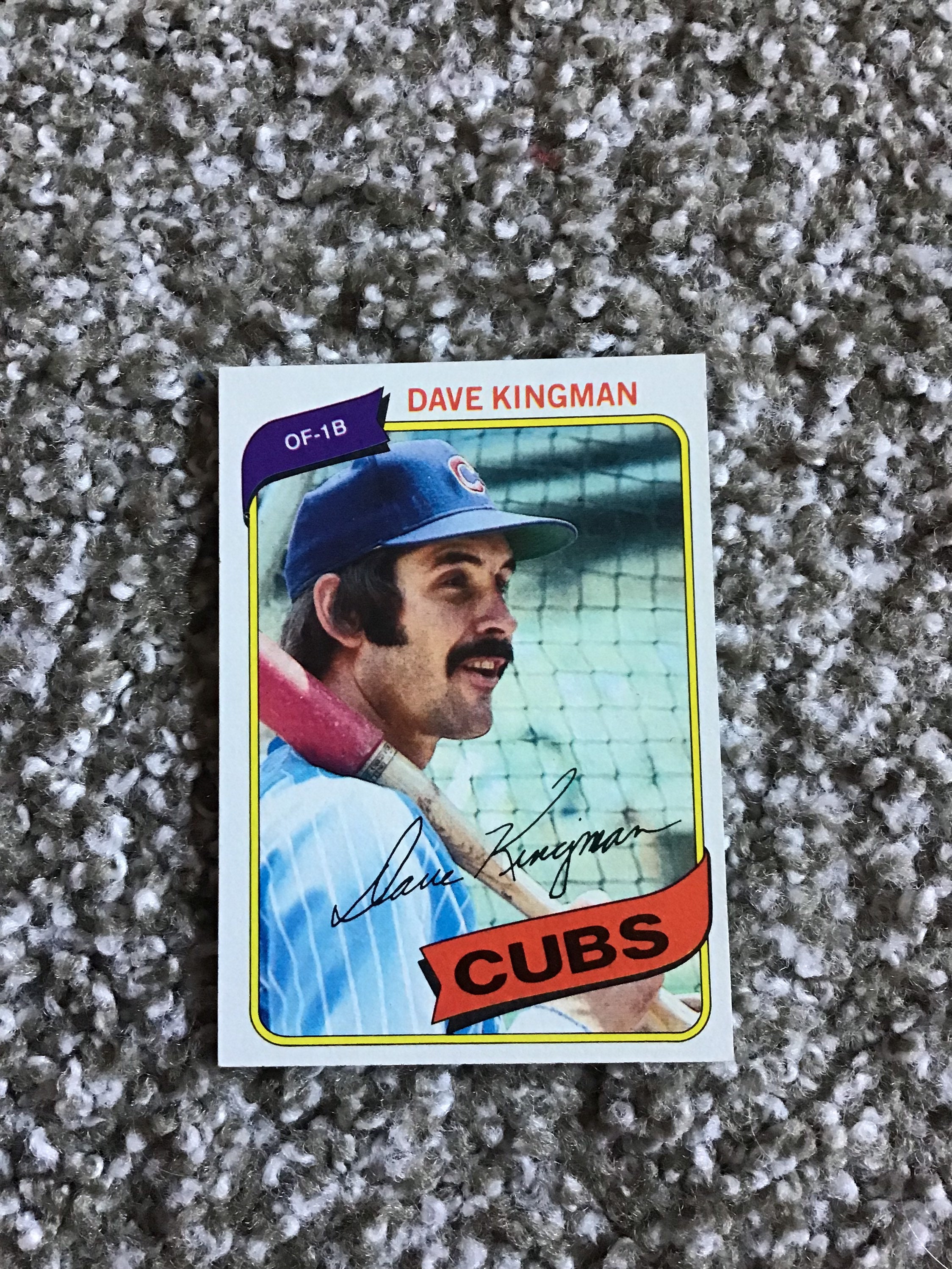 Chicago Cubs Dave Kingman 1980 Topps Vintage Baseball Card #240 NM AWESOME