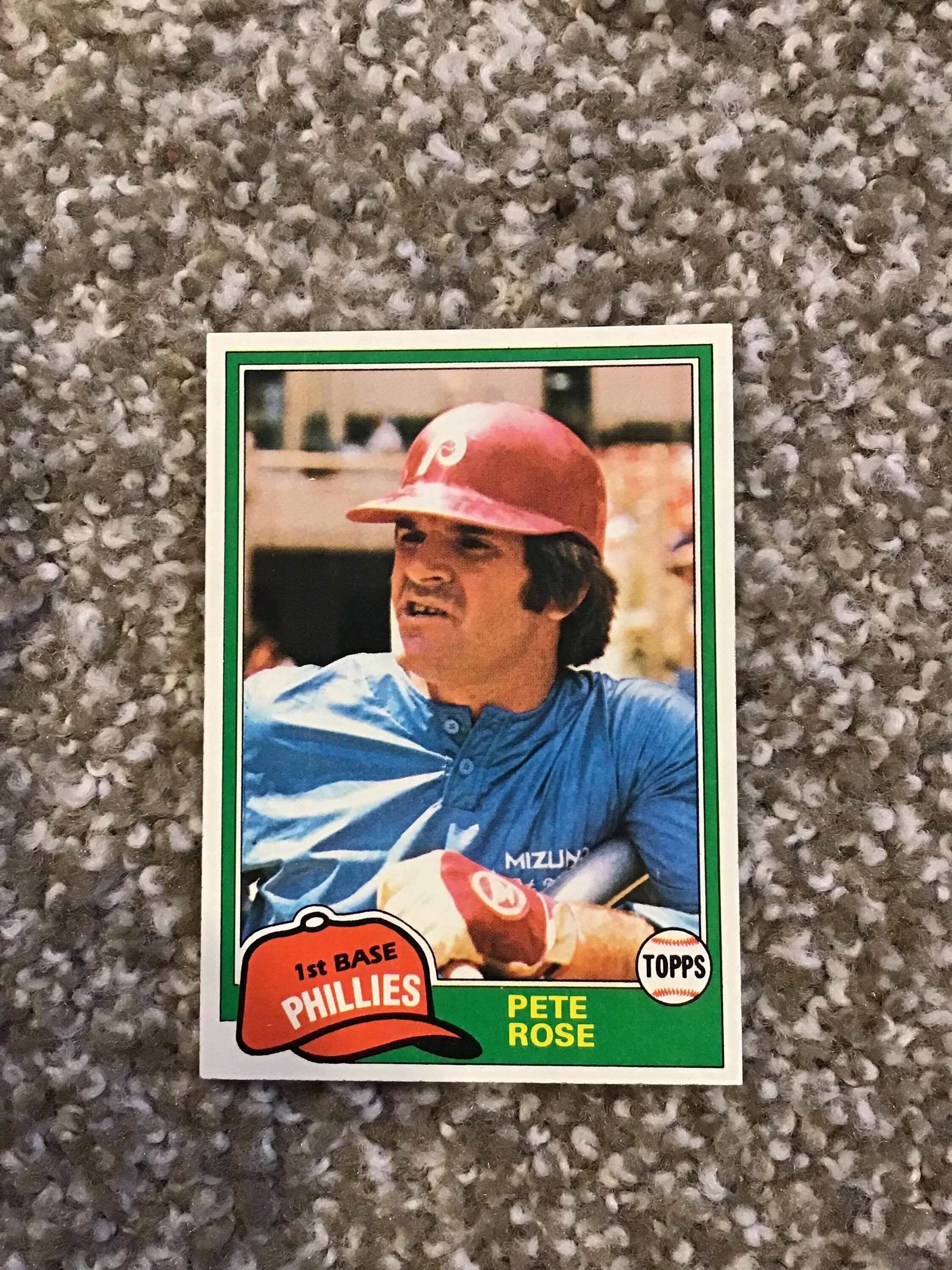 Philadelphia Phillies Pete Rose 1981 Topps Vintage Baseball - Etsy Denmark