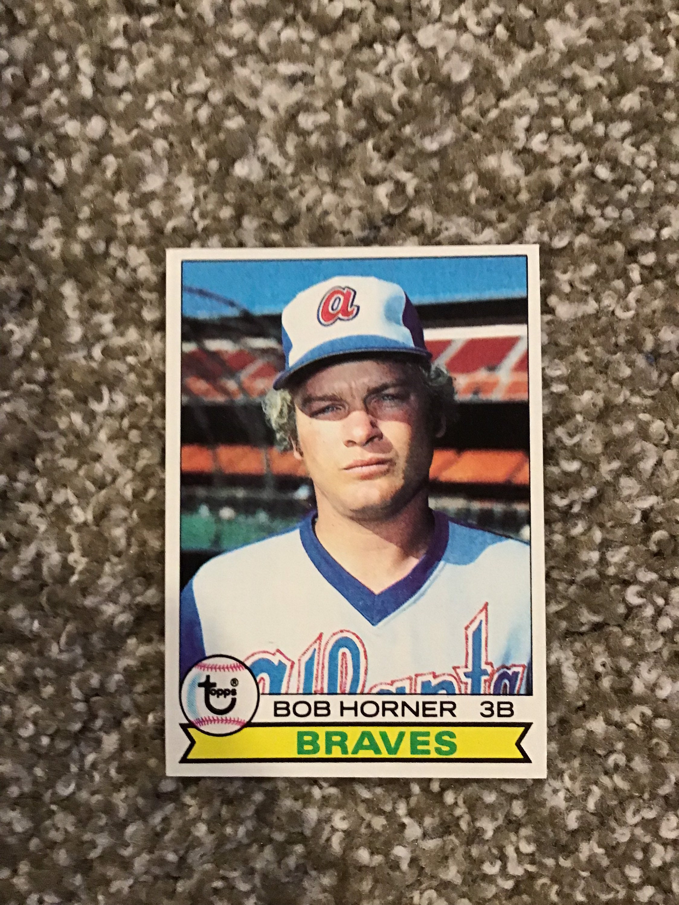 Atlanta Braves Bob Horner 1979 Topps Vintage Rookie Baseball