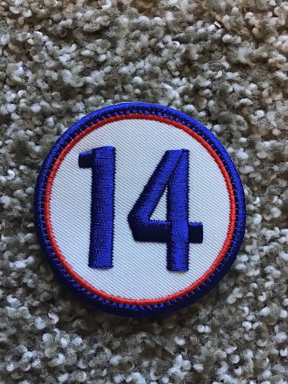 Chicago Cubs Ernie Banks #14 Commemorative Retired Number Hall Of Fame  Vintage Patch Brand New Great Item