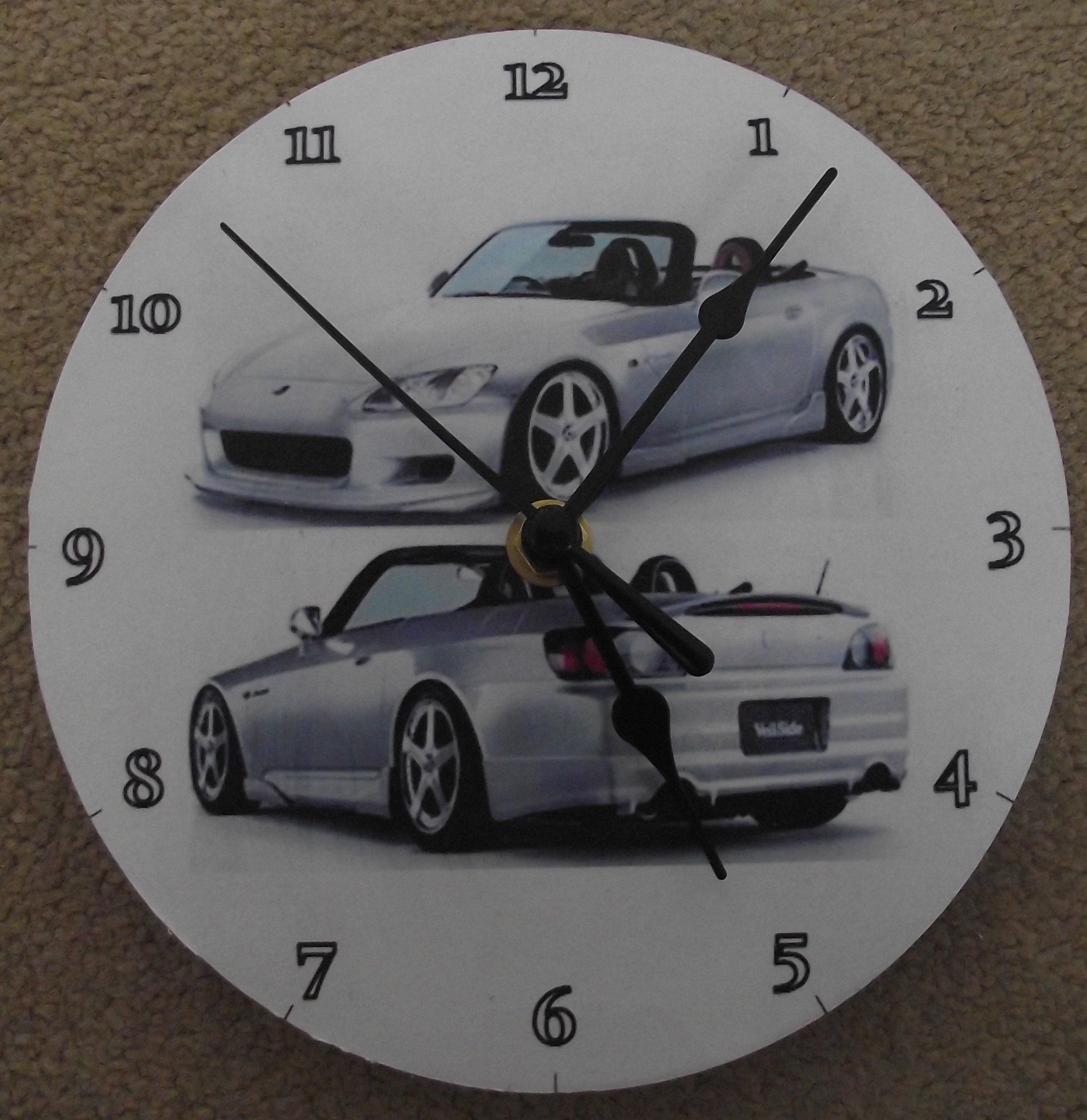 Honda S2000 7wall Clock Upcycled Vinyl Etsy
