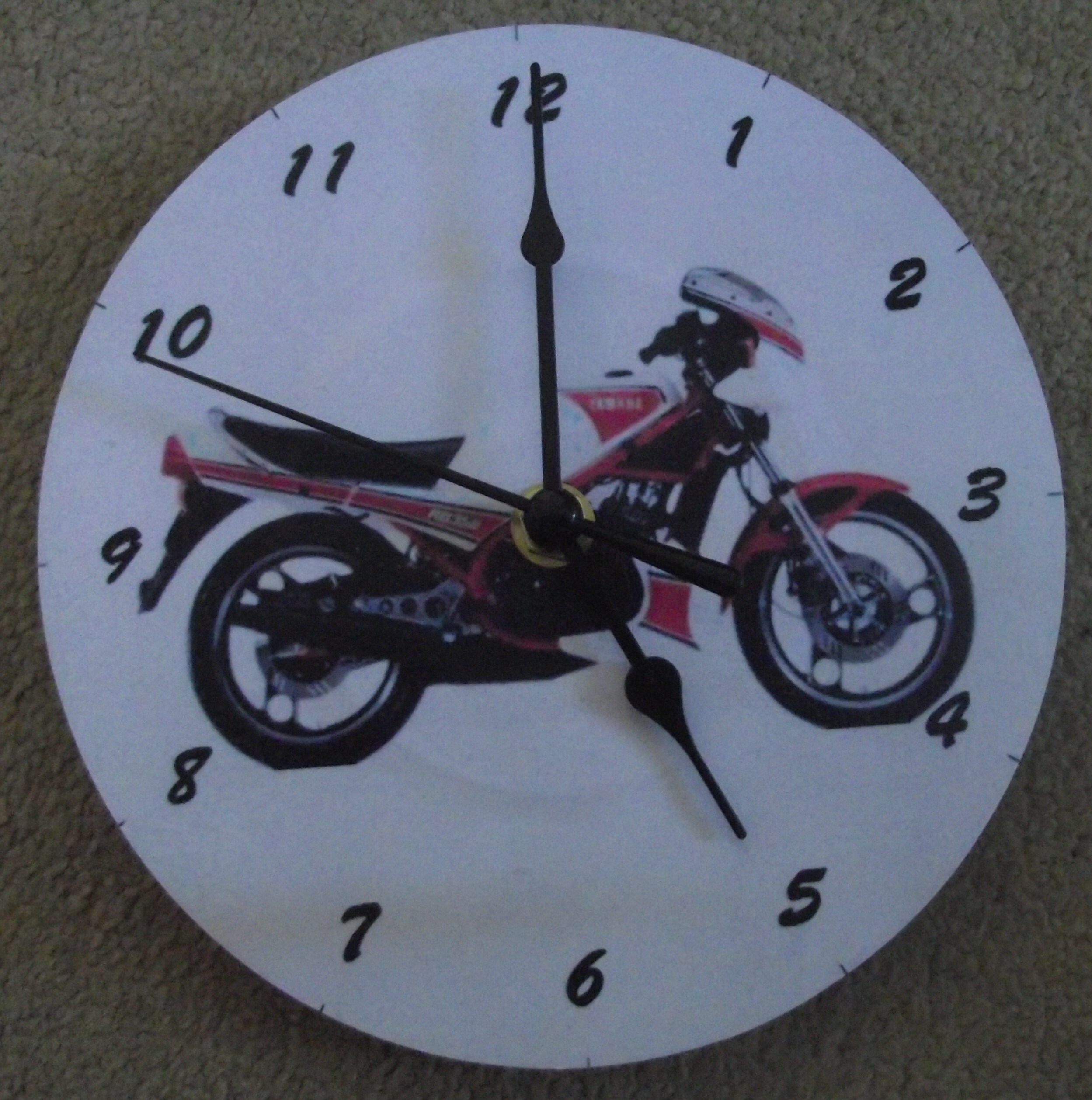 YAMAHA RD350LC 7wall Clock Upcycled Vinyl Etsy UK