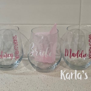 Decalcomania personalizzata per bicchiere di vino