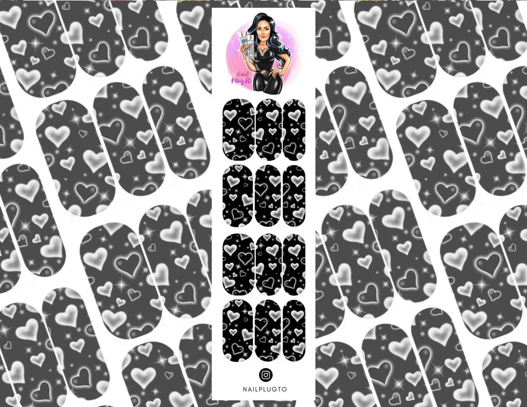 Airbrush Nail Decals Waterslide Decals Nail Art Nail Etsy