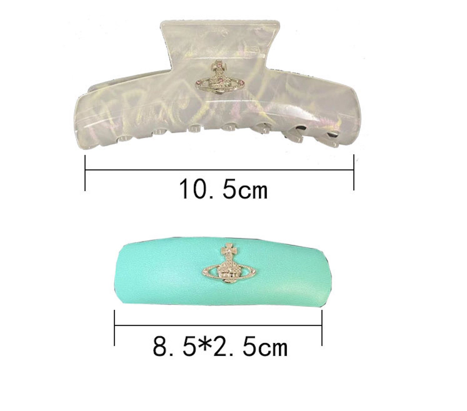 Vintage Vivienne Westwood Style Hair Claw Clips Vintage Hair Etsy