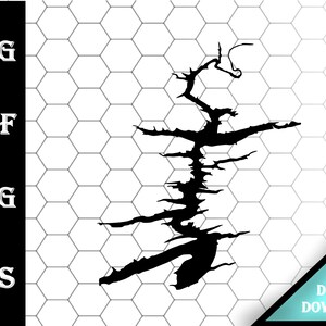 Dierks Lake Arkansas Map Silhouette Shape svg dxf pdf eps crv vector graphic design, Laser File, Screen Printing File