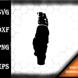Bear Lake Idaho Map svg dxf pdf eps crv vector graphic design, Laser File, Screen Printing File, CNC Cut File