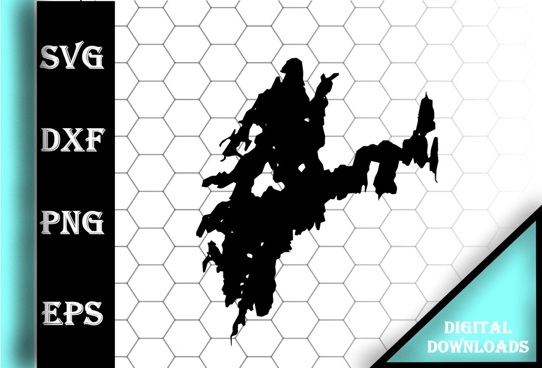 Lake Gile Flowage Wisconsin Map Silhouette Shape Svg Dxf Pdf Eps Crv