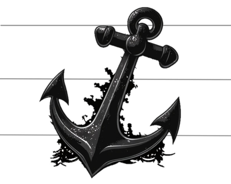 Anchor Clipart Digital File Download PNG, Digital Downloads for Screen