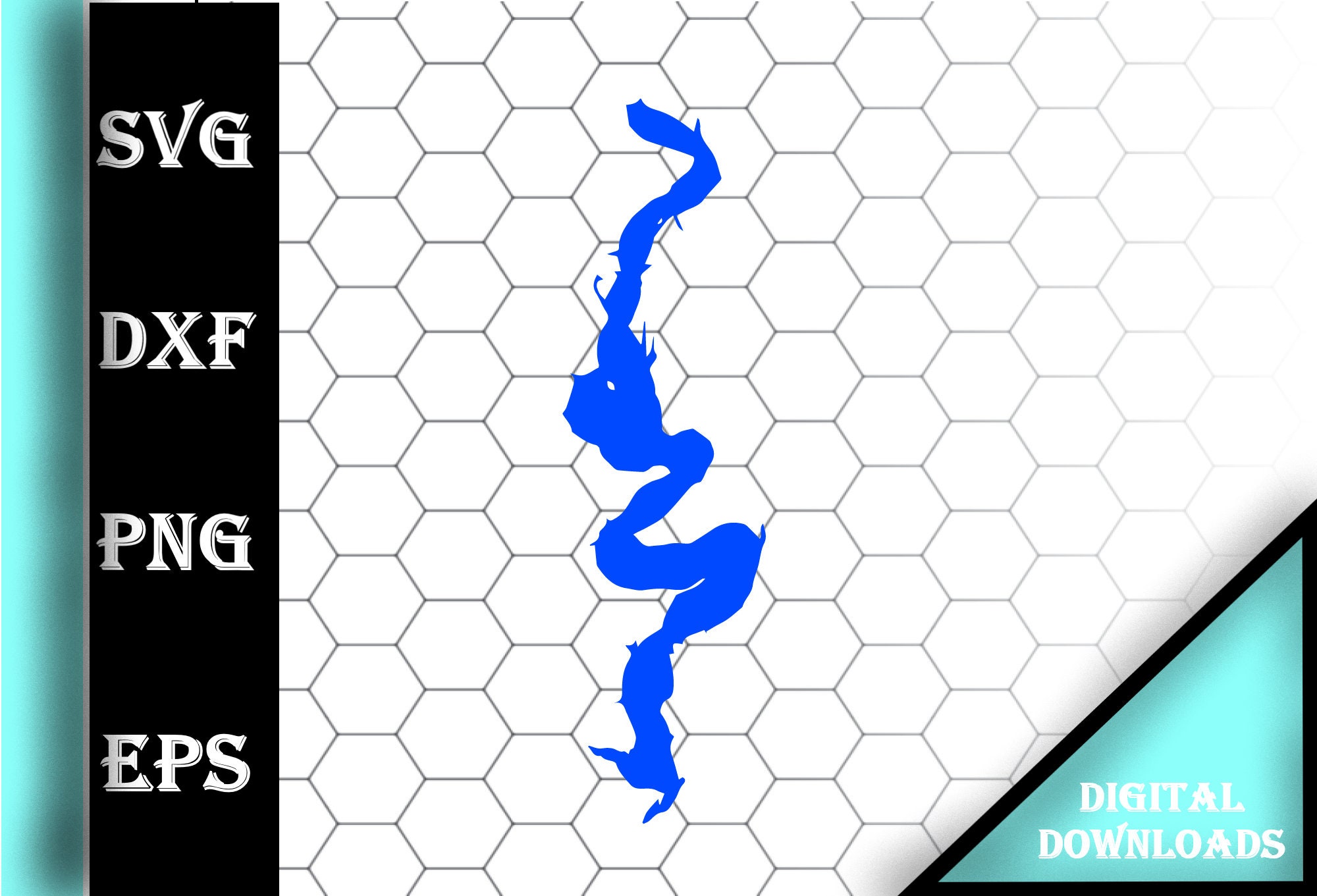 Lake Freeman Map Silhouette Shape Svg Dxf Pdf Eps Crv Vector Graphic