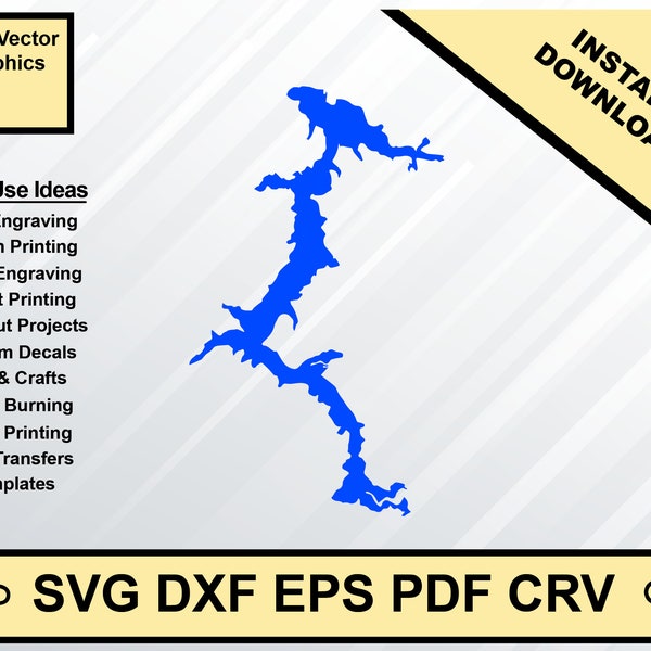 Coeur D’alene Lake Svg Etsy