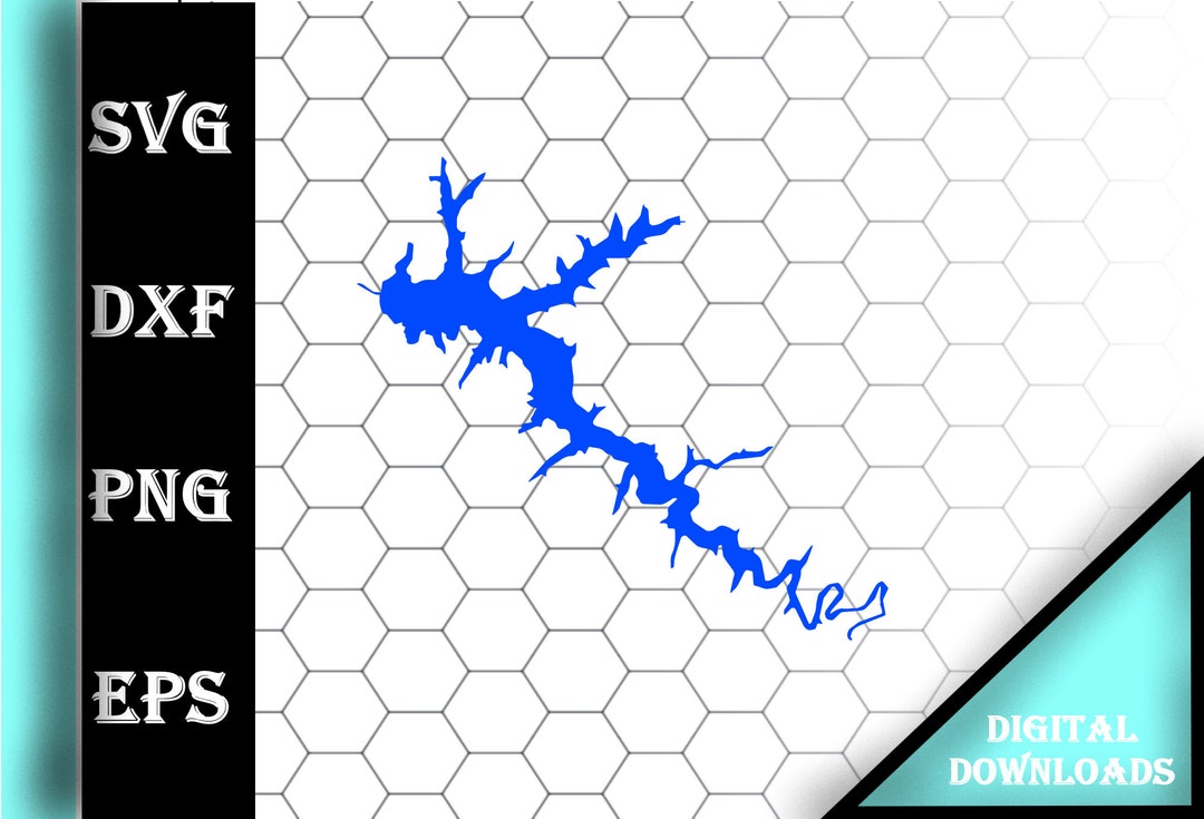 Little Bear Creek Alabama Map Silhouette Shape Svg Dxf Pdf Eps Crv