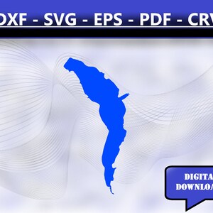 Echo Reservoir Utah Map svg dxf pdf eps crv vector graphic design, file laser, file serigrafia, file di taglio CNC