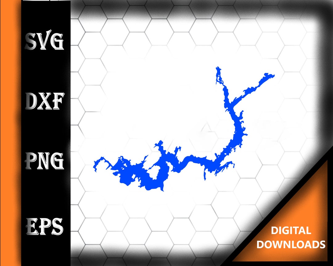 Birch Lake Minnesota Map Silhouette Shape Svg Dxf Pdf Eps Crv Vector