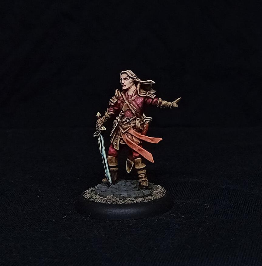Figurine Reaper Miniatures - Clerc De Calistria Pathfinder - 28 Mm - Non Peinte - Pour Jeux De Rôle