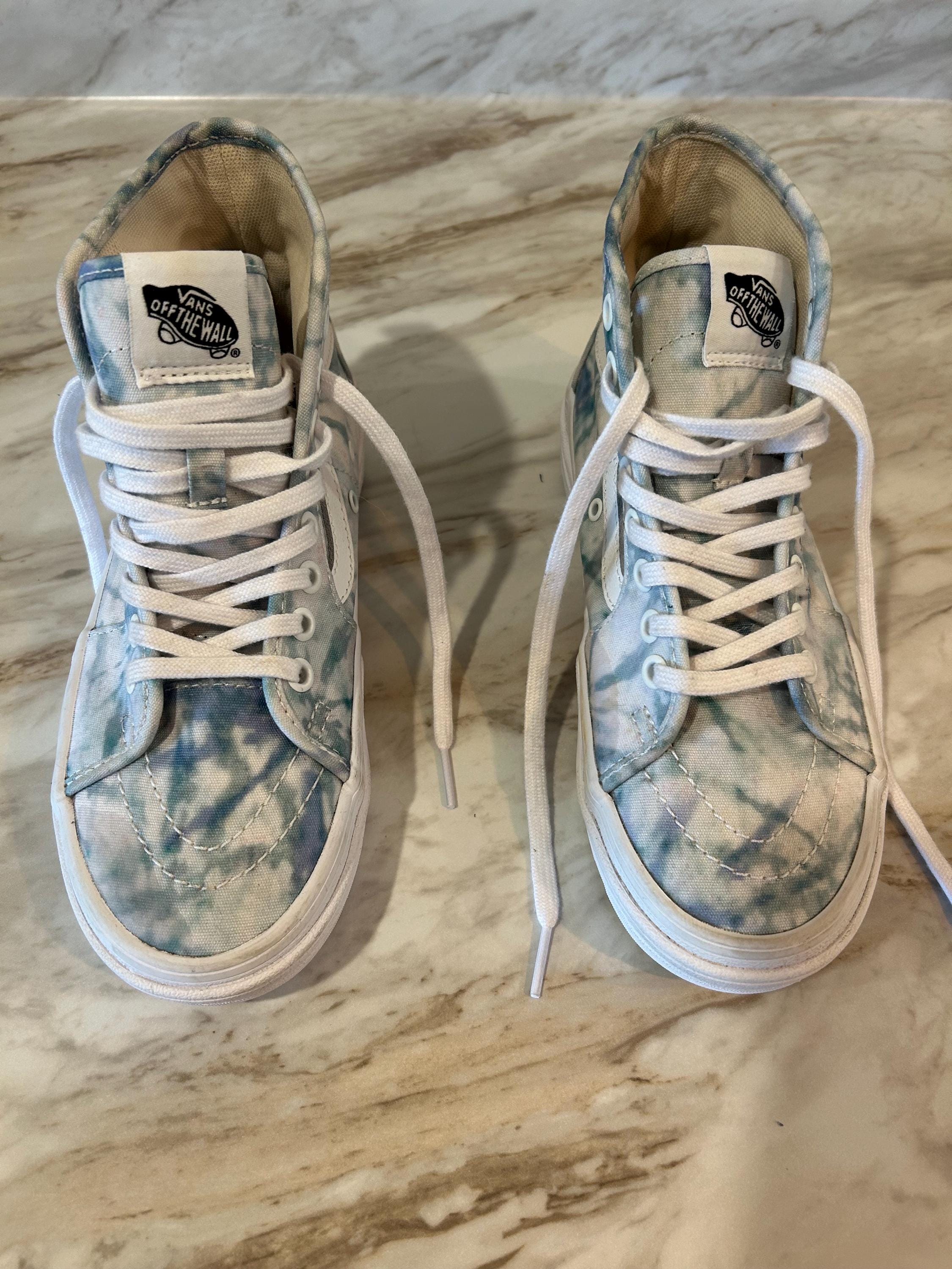Blue Tie Dye Vans
