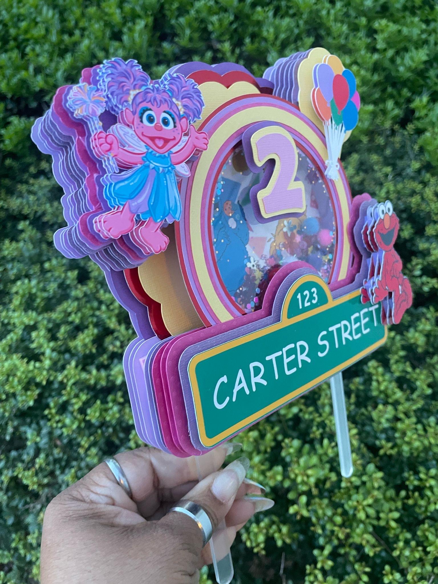 Customized Cake Topper Shaker - Etsy